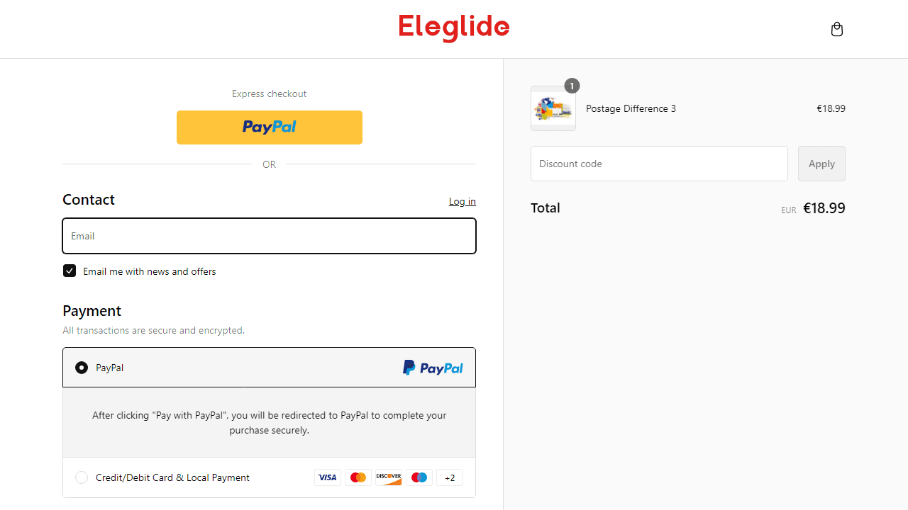 How to apply Eleglide coupon code